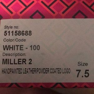 White Tory Burch Miller 2